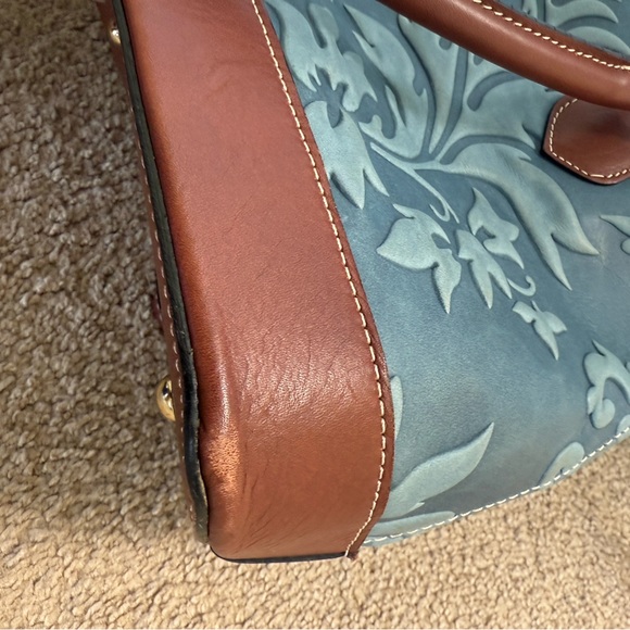 Genuine Leather Embossed Fratellini Made In Italy Bag - Picture 5 of 11